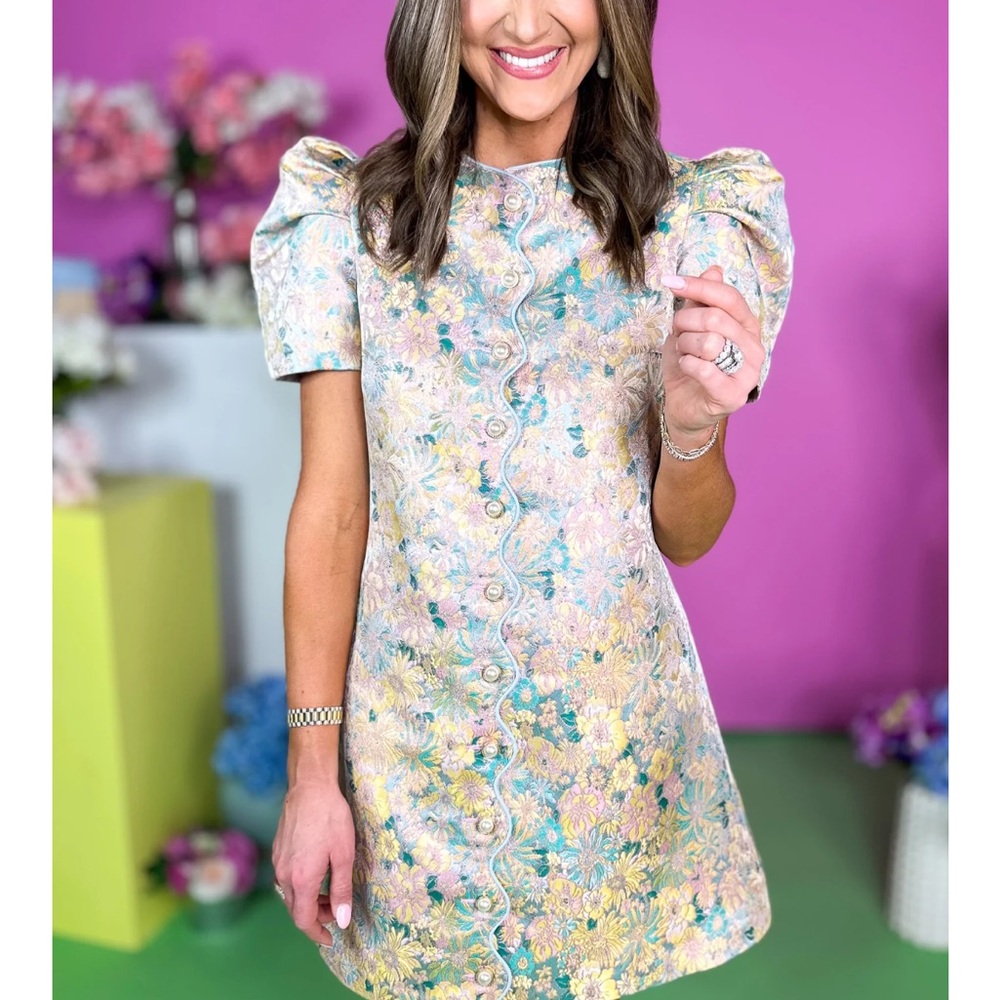 Floral Puff Sleeve Dress